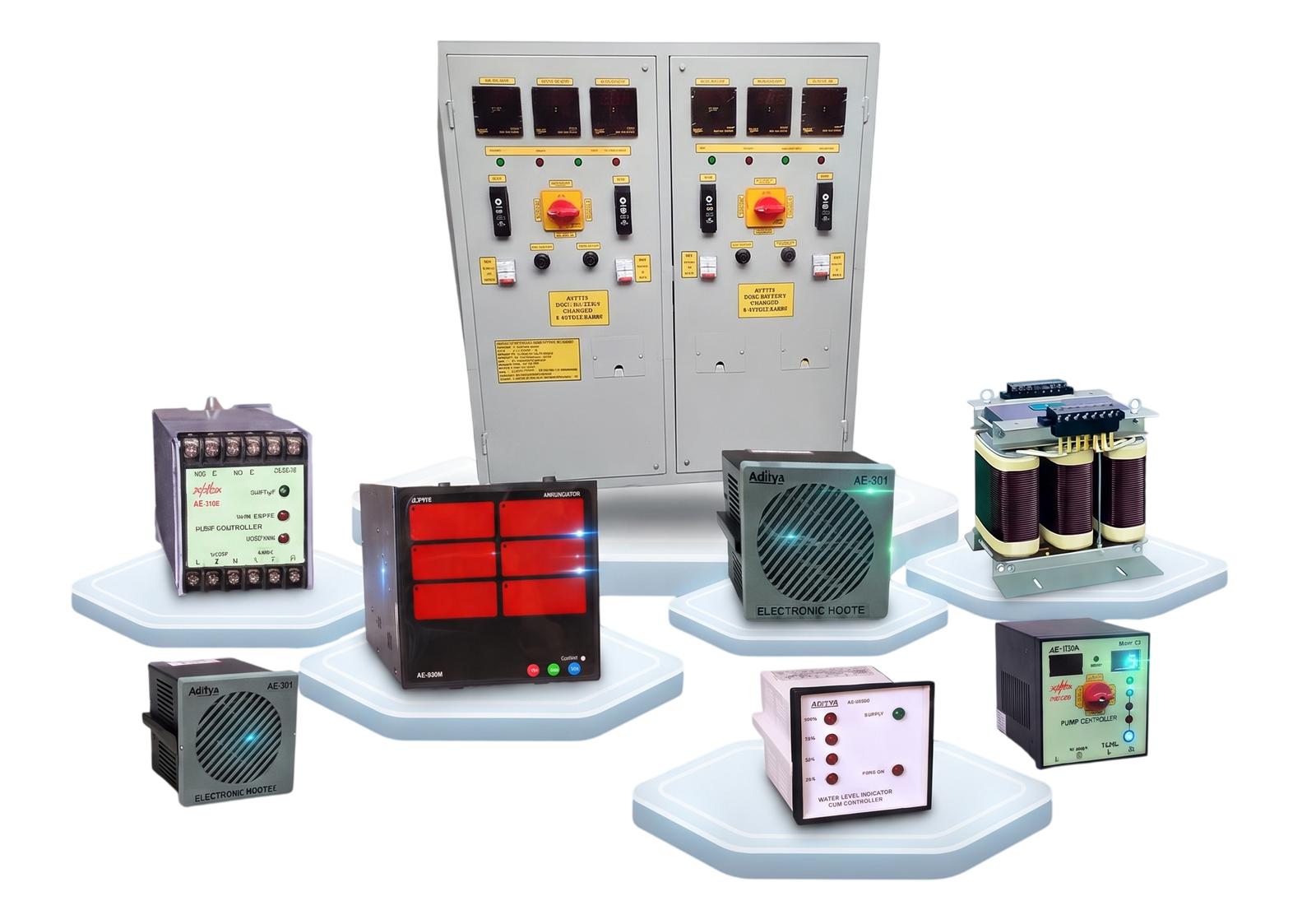 Aditya India Industrial Relays Mockup